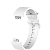 eses Silikonový řemínek pro Huawei watch fit bílý