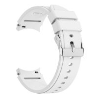 eses Silikonový řemínek pro Samsung Galaxy Watch 4, 5, 6, 7 - Bílý, 20 mm