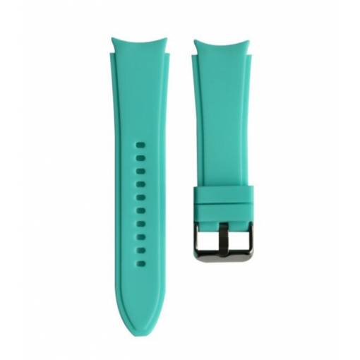 Foto - eses Silikonový řemínek pro Samsung Galaxy Watch 4 a Watch 5 - Zelený, 20 mm