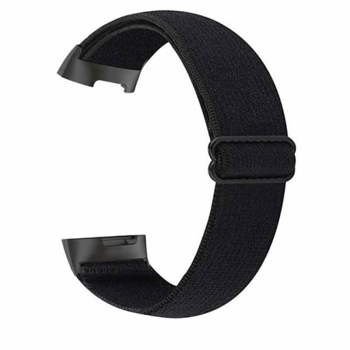 Foto - eses Elastický řemínek pro Fitbit Charge 5 - Černý