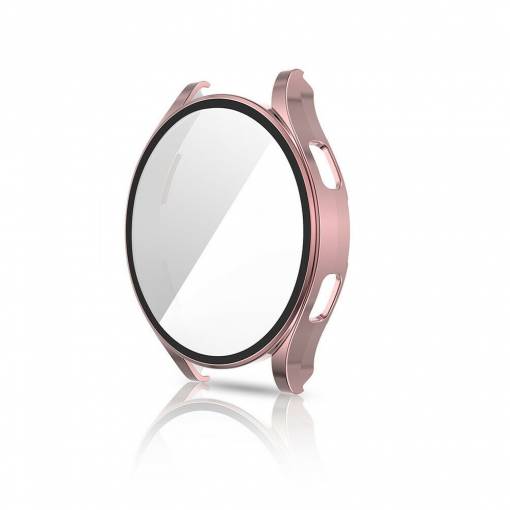 Foto - Ochranný kryt pro Samsung Galaxy Watch 4 44mm - růžový lesklý