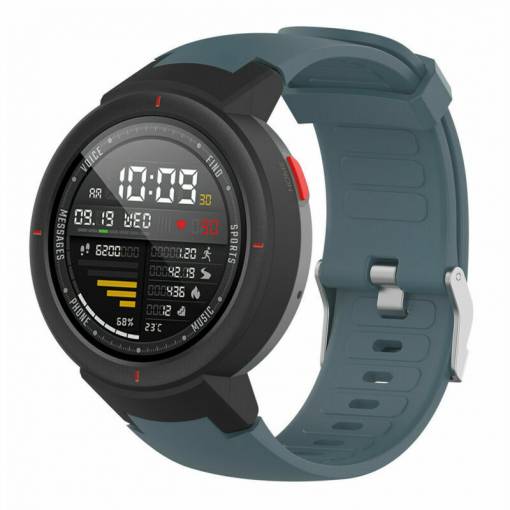 Foto - eses Silikonový řemínek pro Xiaomi Amazfit Verge - Modro šedý