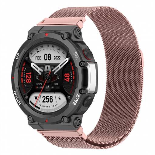 Foto - eses Milánský tah pro Xiaomi Amazfit T-Rex 2 - Růžový