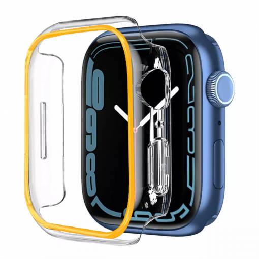 Foto - Ochranný rámeček pro Apple Watch - Svítící oranžový, 40 mm