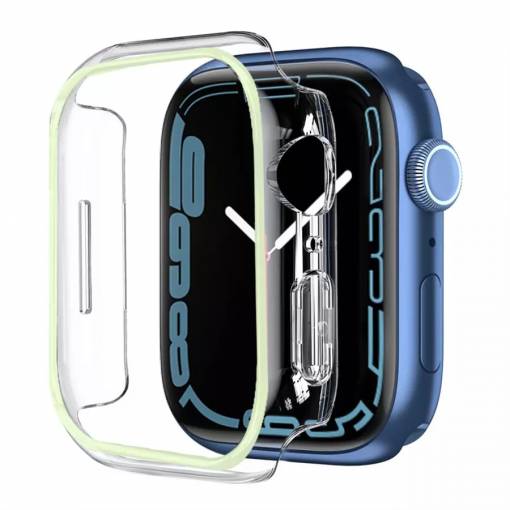 Foto - Ochranný rámeček pro Apple Watch - Svítící žlutý, 44 mm