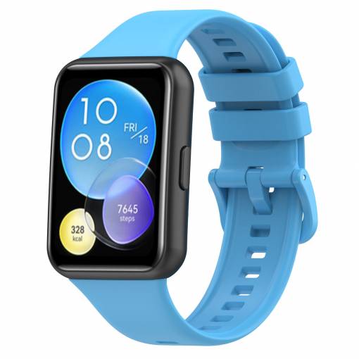 Foto - eses Silikonový řemínek pro Huawei watch fit 2 - Světle modrý