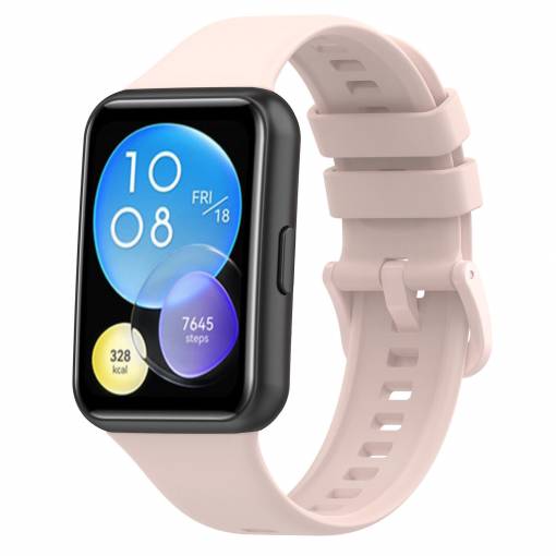 Foto - eses Silikonový řemínek pro Huawei watch fit 2 - Světle růžový