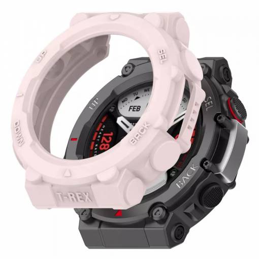 Foto - Silikonový rámeček pro Amazfit T-Rex 2 - Růžový