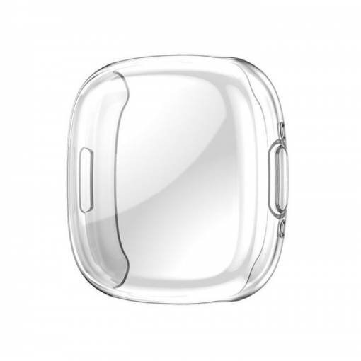 Foto - Silikonový kryt pro Fitbit Versa - Transparentní