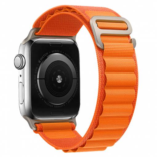 Foto - eses Alpský tah pro Apple Watch - Oranžový 38mm, 40mm, 41mm