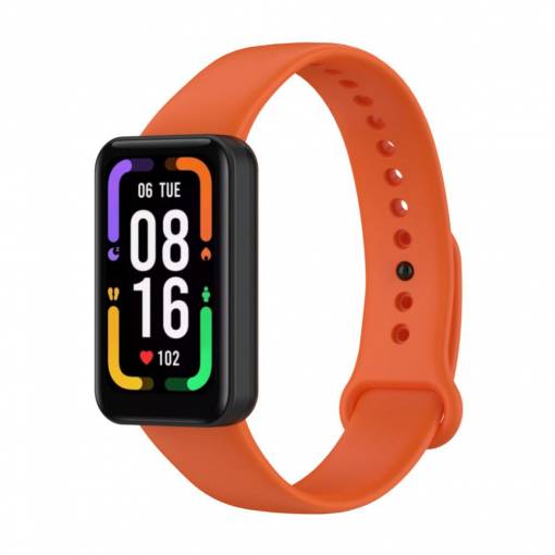 Foto - eses Silikonový řemínek pro Redmi Smart Band Pro - Oranžový