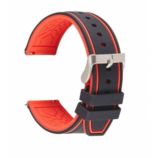 Černo červený, 22 mm