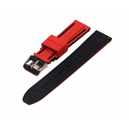 Červeno černý, 22 mm