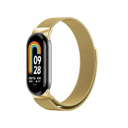 Foto - eses Milánský tah pro Xiaomi Mi Band 8 a 9 - Zlatý