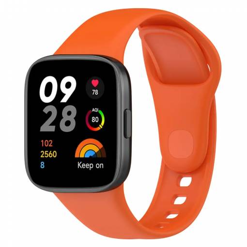 Foto - eses Silikonový řemínek pro Xiaomi Redmi Watch 3 - Oranžový