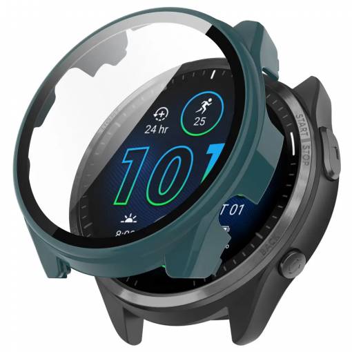 Foto - Ochranný kryt pro Garmin Forerunner 965 - Tmavě zelený