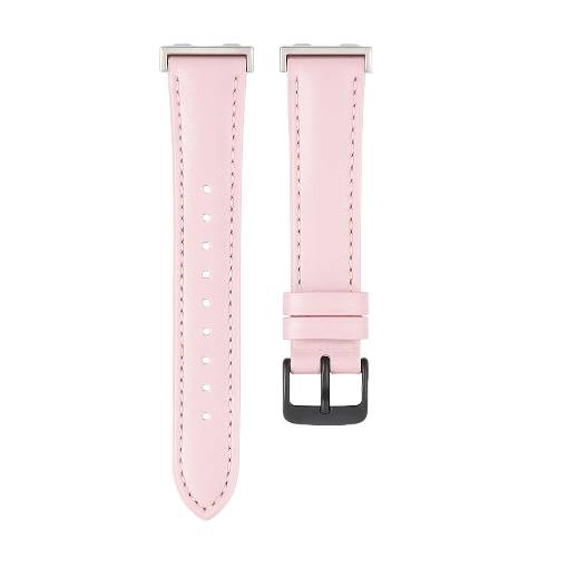 Foto - eses Kožený řemínek pro Huawei Band 8, 9 a 10 - Růžový