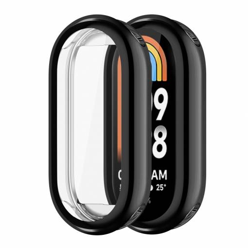Foto - Silikonový kryt pro Xiaomi Smart Band 8 - Černý