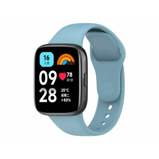 Foto - eses Silikonový řemínek pro Xiaomi Redmi Watch 3 Active - Světle modrý