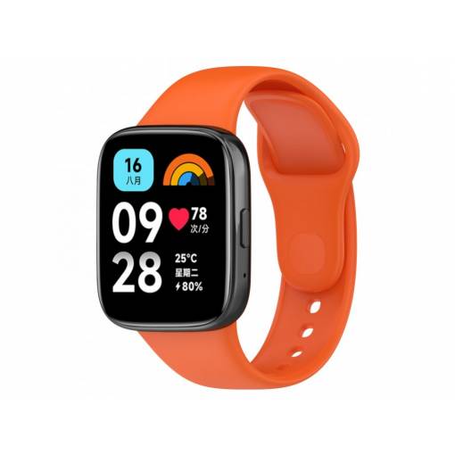 Foto - eses Silikonový řemínek pro Xiaomi Redmi Watch 3 Active - Oranžový