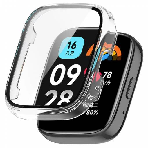 Foto - Ochranný kryt pro Redmi Watch 3 Active - Transparentní