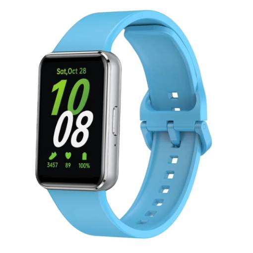Foto - eses Silikonový řemínek pro Samsung Galaxy Fit 3 - Světle modrý