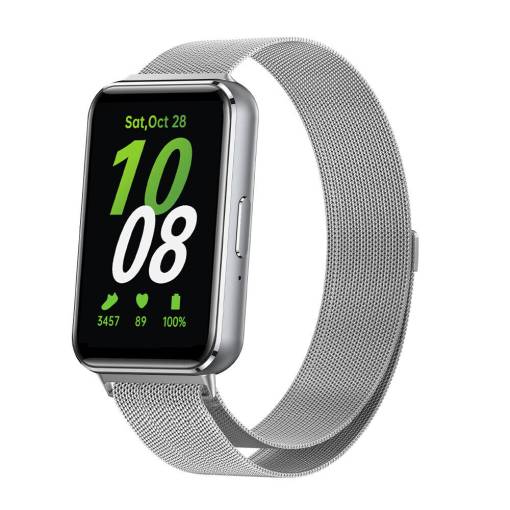 Foto - eses Milánský tah pro Samsung Galaxy Fit 3 - Stříbrný