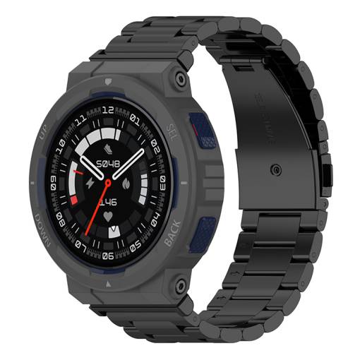 Foto - eses Kovový řemínek pro Amazfit Active Edge - Černý