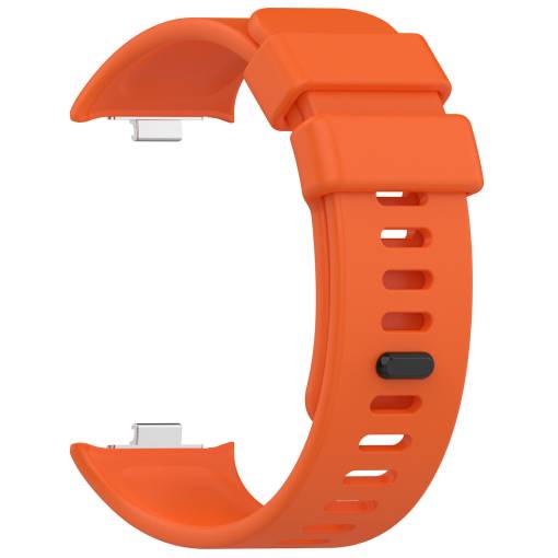 Foto - eses Silikonový řemínek pro Xiaomi Redmi Watch 4 a Xiaomi Smart Band 8 Pro - Oranžový
