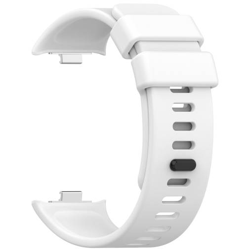 Foto - eses Silikonový řemínek pro Xiaomi Redmi Watch 4 a Xiaomi Smart Band 8 Pro - Bílý