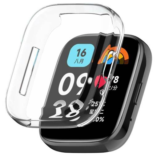 Foto - Silikonový kryt pro Xiaomi Redmi Watch 3 Active - Transparentní