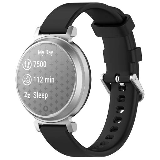 Foto - eses Silikonový řemínek pro Garmin Lily 2 a Garmin Lily 2 Active - Černý, 14 mm