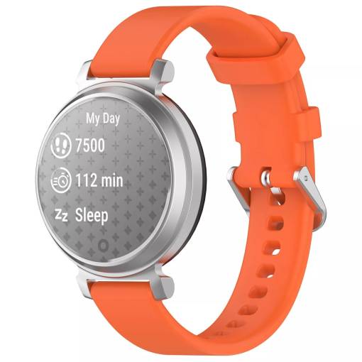 Foto - eses Silikonový řemínek pro Garmin Lily 2 a Garmin Lily 2 Active - Oranžový, 14 mm