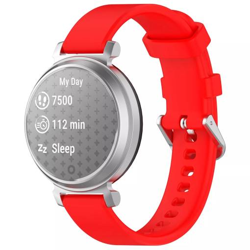 Foto - eses Silikonový řemínek pro Garmin Lily 2 a Garmin Lily 2 Active - Červený, 14 mm
