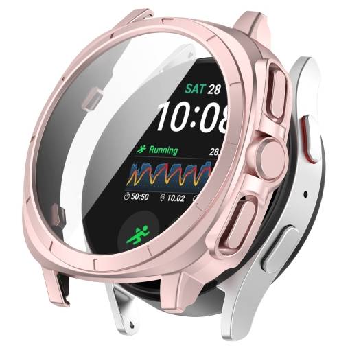 Foto - Silikonový ochranný kryt pro Samsung Galaxy Watch 7 40 mm - Růžový