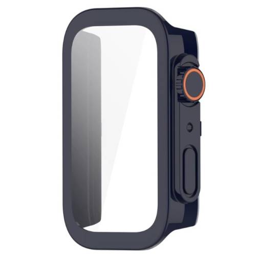 Foto - Ochranný kryt pre Xiaomi Band 3 a Smart Band 9 Active - Tmavě modrý