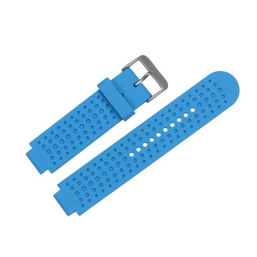 Foto - eses Silikonový řemínek dírkovaný pro Garmin Forerunner 25 - Velikost S, modrý