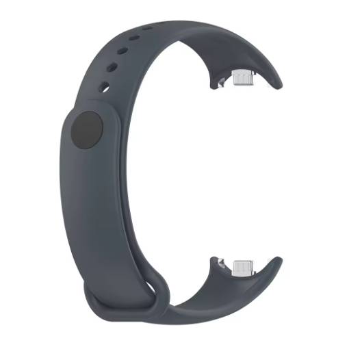 Foto - eses Silikonový řemínek pro Xiaomi Smart Band 8 a Smart Band 9 - Šedý