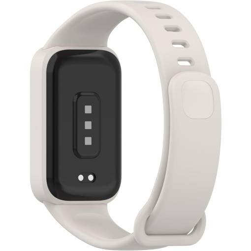 Foto - eses Silikonový řemínek s rámečkem pro Xiaomi Smart Band 9 Active - Béžový