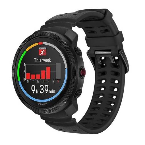 Foto - eses Silikonový řemínek pro Polar Vantage M3 a Polar Grit X2 Pro - Černý