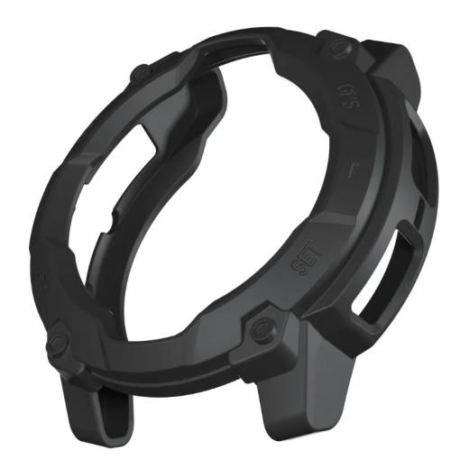 Foto - Silikonový rámeček pro Garmin Instinct 3 - Černý, 50 mm