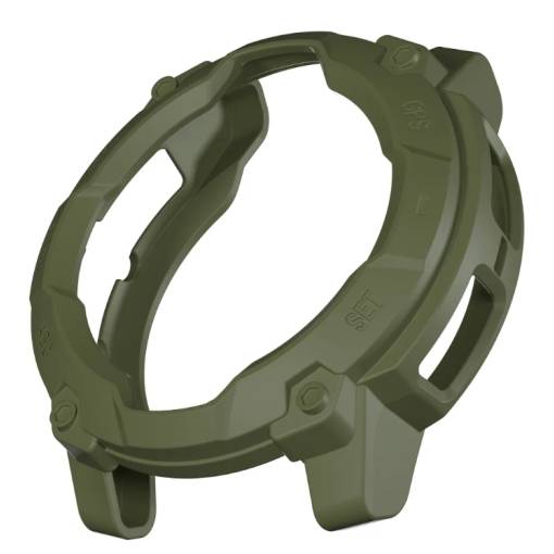 Foto - Silikonový rámeček pro Garmin Instinct 3 - Zelený, 50 mm
