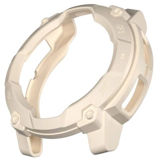 Foto - Silikonový rámeček pro Garmin Instinct 3 - Béžový, 45 mm