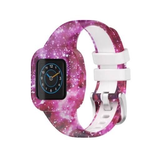 Foto - eses Silikonový řemínek pro Garmin Vivofit Junior 3 - Galaxie