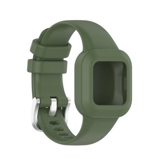 Foto - eses Silikonový řemínek pro Garmin Vivofit Junior 3 - Zelený