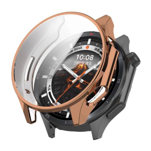 Foto - Silikonový kryt pro Oppo Watch X2 a OnePlus Watch 3 - Růžovo zlatý