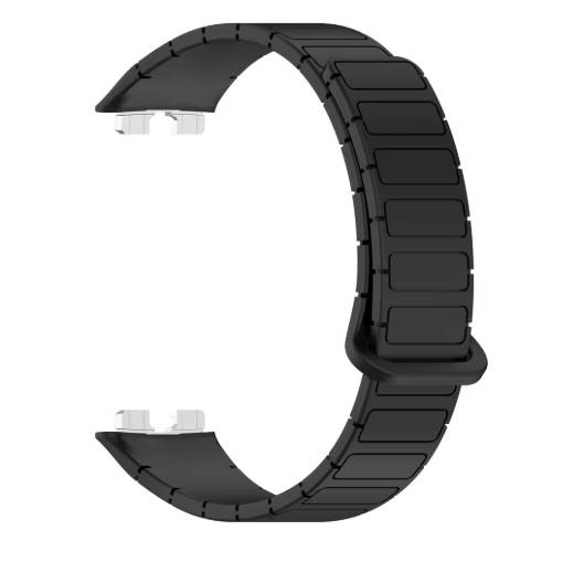 Foto - eses Silikonový magnetický řemínek pro Huawei Band 8, 9, 10 - Černý