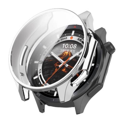 Foto - Silikonový kryt pro Oppo Watch X2 a OnePlus Watch 3 - Stříbrný