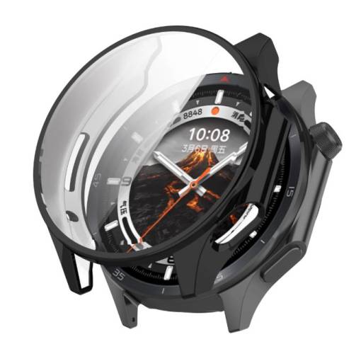 Foto - Silikonový kryt pro Oppo Watch X2 a OnePlus Watch 3 - Černý