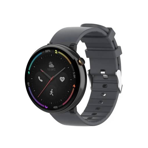 Foto - eses Silikonový řemínek pro Amazfit Nexo - Tmavě šedý
